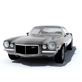 Chevrolet Camaro Z28 3D Object | FREE Artlantis Objects Download